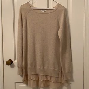Tan cashmere sweater